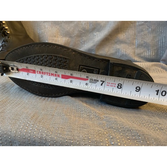 Pytchley Brown Leather Lace Up Boots Work Riding amazonas Soles - Picture 11 of 12